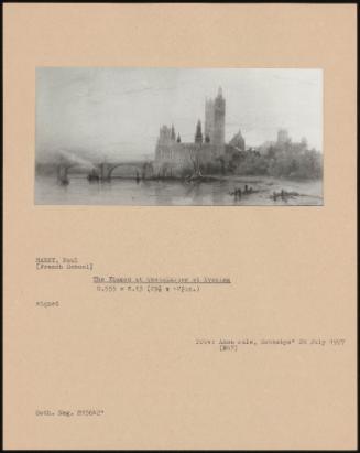 The Thames At Westminster At Evening