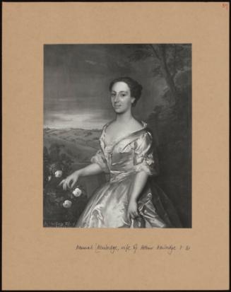 Hannah Hesilridge, Wife Of Arthur Hesilridge 7 Bt. Cat 32