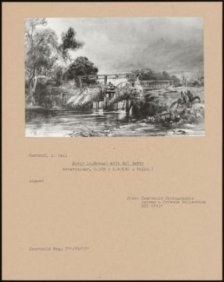 River Landscape With Eel Butts