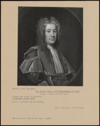 Sir Andrew Hume, Lord Kimmerghame (d. 1730)