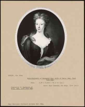 Bust-Portrait Of Margaret Hay, Wife Of Brig. Gen. Lord John Hay.