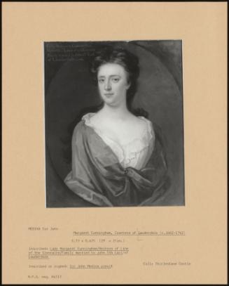 Margaret Cunningham, Countess Of Lauderdale (C. 1662-1742)