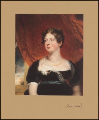 Portrait Of Miss Glover Of Bath