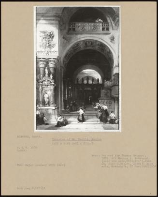 Interior of St. Mark's, Venice