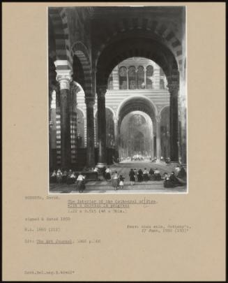 The Interior of the Cathedral of Pisa, with a Service in Progress