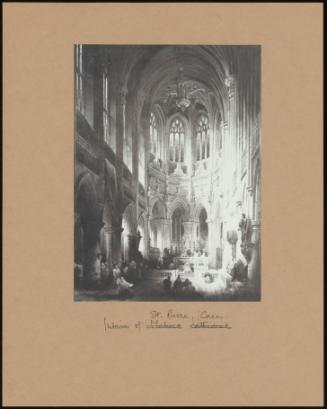 The Interior of St Pierre, Caen