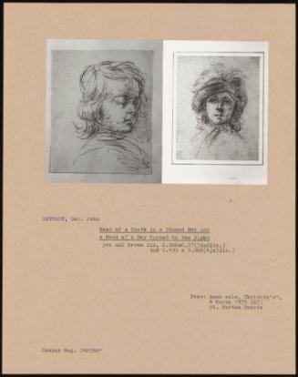 Head of a Youth in a Plumed Hat and a Head of a Boy Turned to the Right