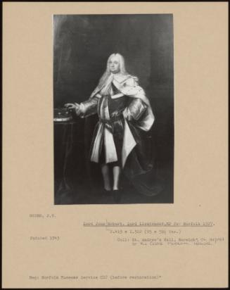 Lord John Hobart, Lord Lieutenant, Mp For Norfolk 1727.
