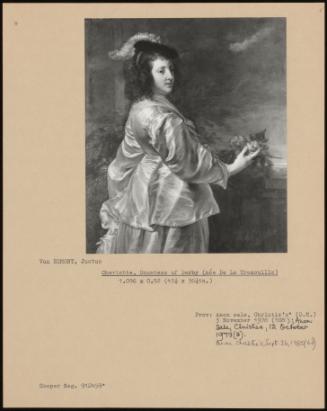 Charlotte, Countess Of Derby (Née De La Tremouille)