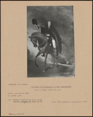 The Duke Of Wellington Riding Copenhagen