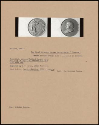 The Royal Academy Turner Prize Medal (Obverse)