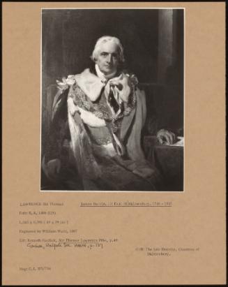 James Harris, 1st Earl Of Malmesbury, 1746 - 1820