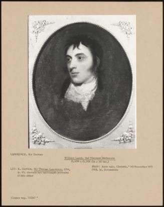 William Lamb, 2nd Viscount Melbourne