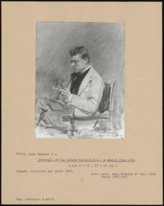Portrait Of Sir Alfred Gilbert, R. A., A Sketch From Life.