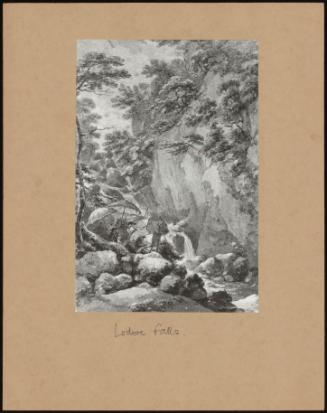 Sir George Beaumont & Joseph Farrington Sketching A Waterfall