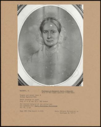Portrait Of Margaret Gavin (1804-69) Wife Of Rev James Anderson (1796-1882)