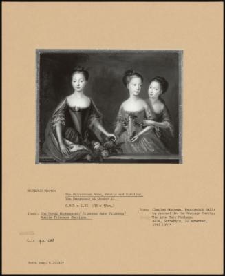 The Princesses Anne, Amelia And Caroline, The Daughters Of George II