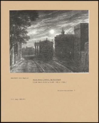 Broad Street, Oxford, By Moonlight