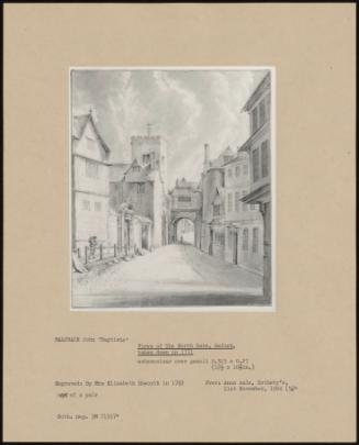 Views Of The North Gate, Oxford, Taken Down In 1771