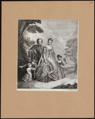 The Family (Philip Mercier, His First Wife And Children)