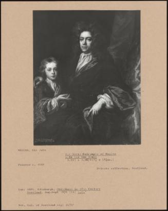 Sir David Dalrymple Of Hailes With His Son James