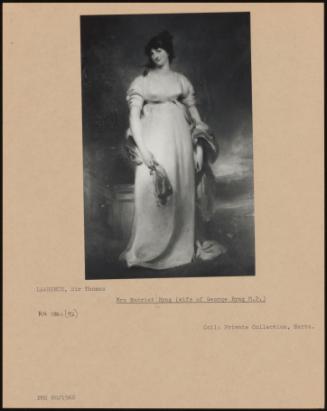 Mrs Harriet Byng (Wife Of George Byng M. P. )
