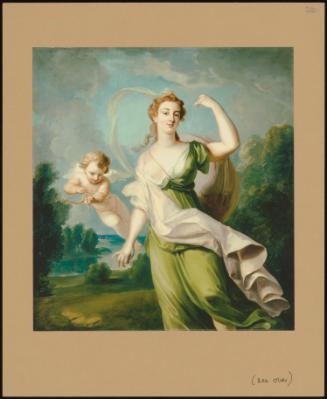 Portrait Of A Lady As Venus, In A Landscape