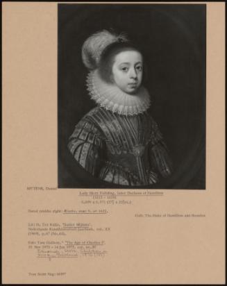 Lady Mary Feilding, Later Duchess Of Hamilton (1613-1638)