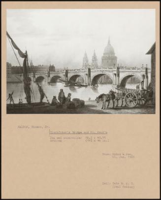 Blackfriars Bridge And St. Paul's