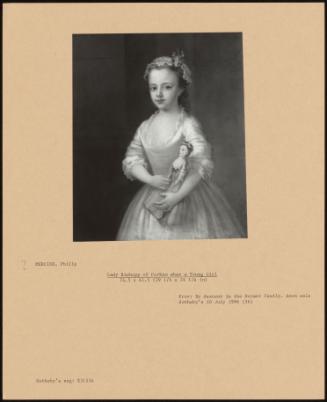 Lady Bishopp Of Parham When A Young Girl