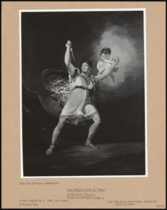 John Philip Kemble As rolla In Sheridan's Pizarro