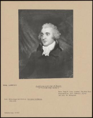 A Gentleman Said To Be J. P. Kemble