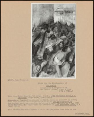 Study For The Proclamation Of Don Carlos