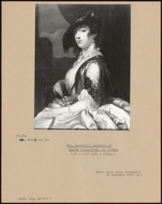 Mrs. Crowther, Daughter Of Samuel Richardson, The Author
