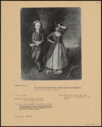 Tho Children With Changed Costume (Jeune Pretendants)