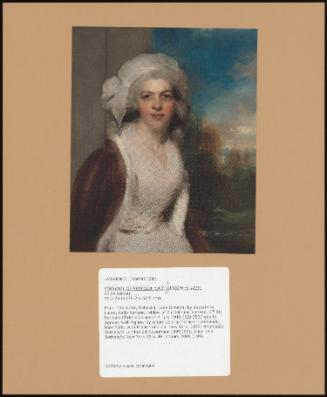 Portrait Of Rebecca, Lady Simeon (D. 1830)