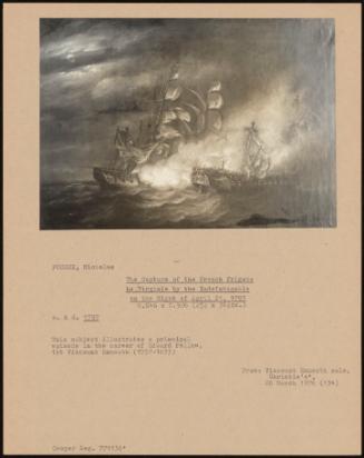 The Capture Of The French Frigate La Virginie By The Indefatigable On The Night Of April 21, 1797