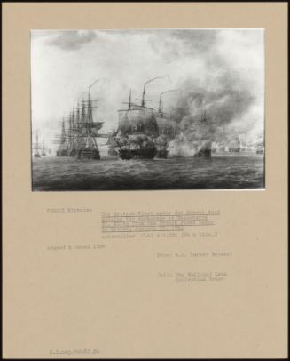 The British Fleet Under Sir Samuel Hood Seizing The Anchorage At Basseterre St. Kitts From The French Fleet Under De Grasse, January 25, 1782