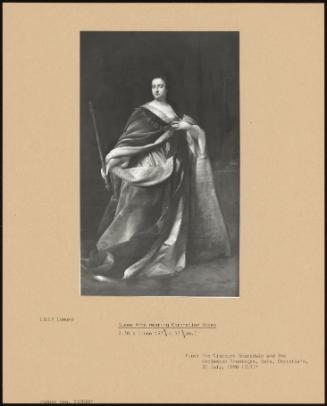 Queen Anne Wearing Coronation Robes