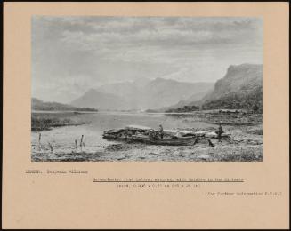 Derwentwater From Lodore, Morning, With Skiddaw In The Distance