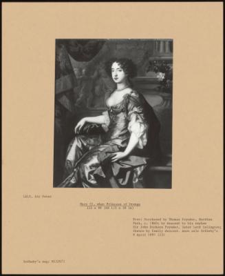 Mary Ii, When Princess Of Orange