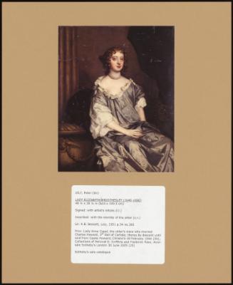 Lady Elizabeth Wriothesley (1646-1690)