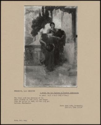 A Study For Two Figures In Captive Andromache