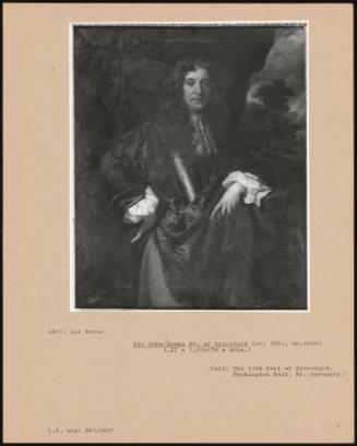 Sir John Banks Bt, Of Aylesford