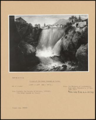 A View Of The Great Cascade At Tivoli