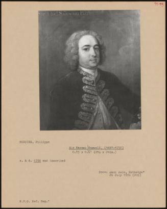 Sir Thomas Samwell, (1687-1757)