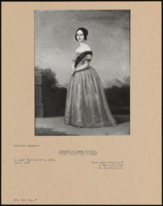 Portrait Of Queen Victoria