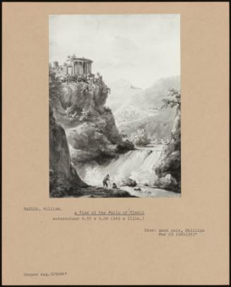 A View Of The Falls Of Tivoli