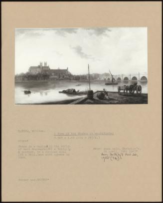 A View Of The Thames At Westminster