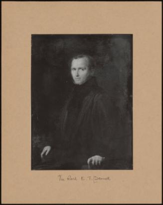 The Revd. E. T. Daniell; Portrait Of The Rev. E. T. Daniell (Aged 32 Years)